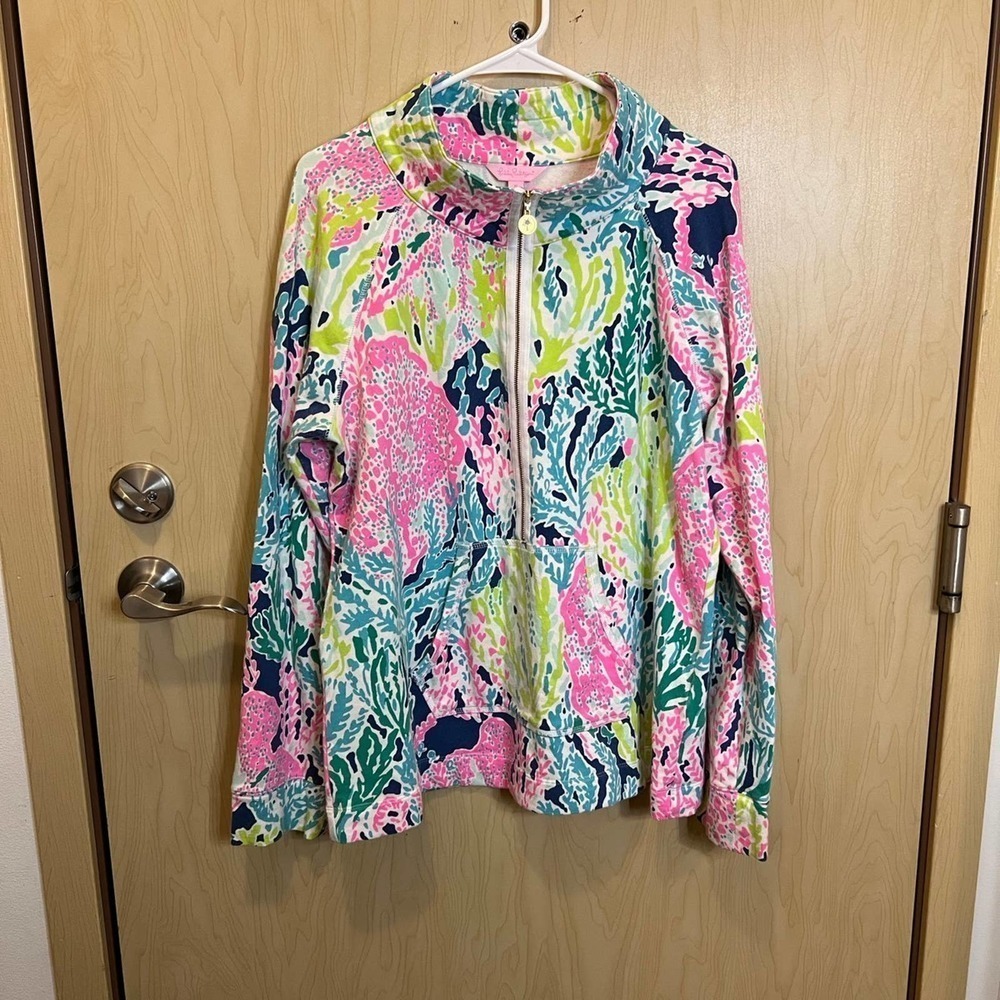 Lilly Pulitzer 1/2 Zip Sweatshirt